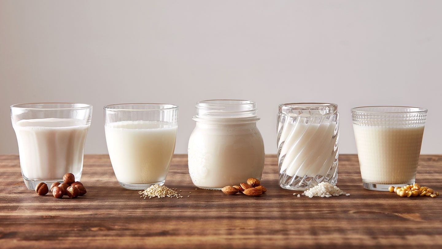 Растительное молоко и молочные продукты
