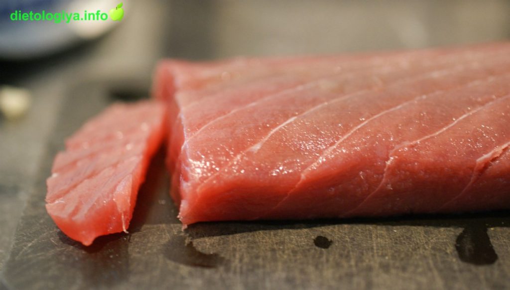 Состав мяса тунца