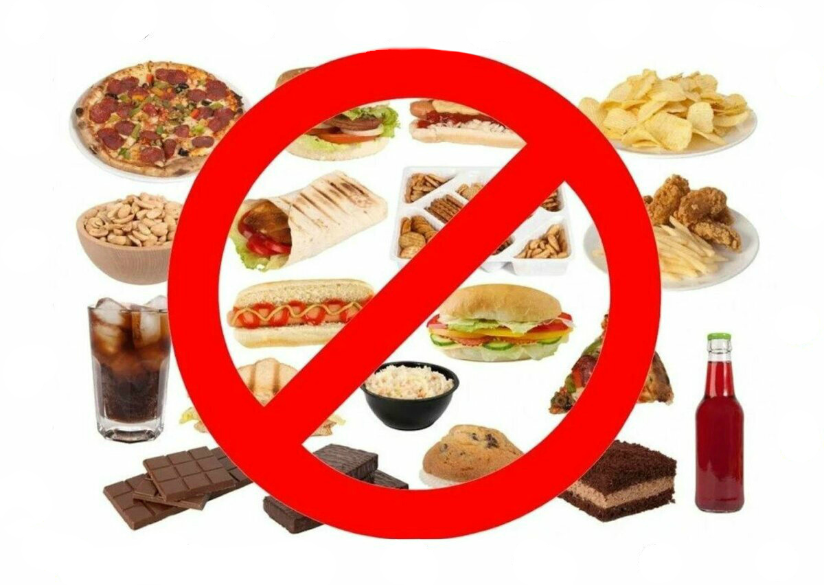 Как ни есть вечером. Запрещенные продукты питания. Неправильное питание. Запрещенные продукты на диете. Вредные продукты.